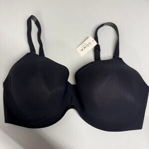 NWT Soma Womens Size 38DDD Bodify Perfect Coverage Bra Tagless Underwire Black